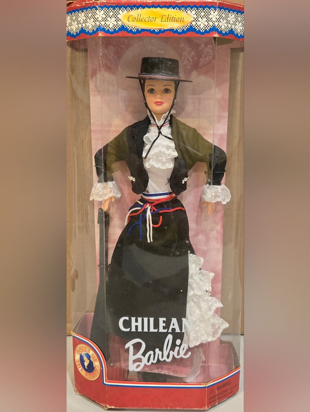 Vintage Chilean Barbie Doll Collector Edition Dolls Of The World